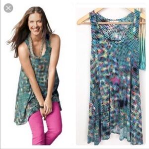 CAbi Racerback Trapeze Tank Tunic